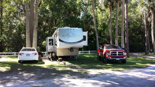 Our site at Tropical Palms Resort in Kissimmee, Fl